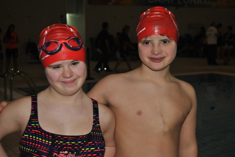 Gran actuación de la Selección Navarra Sub 16 de Natación Adaptada.